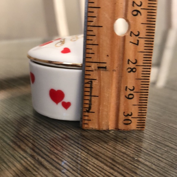 Vintage 1980’s Lefton China Heart Trinket Box “I Love You” - Picture 11 of 13